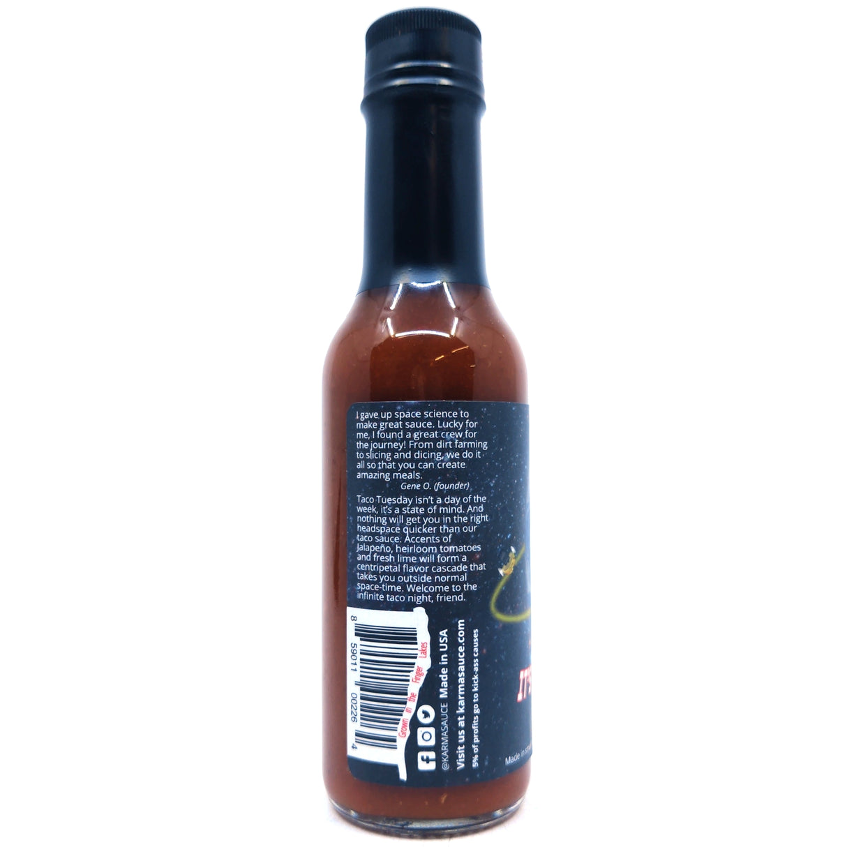 Karma Sauce It's Tuesday Somewhere Taco Sauce (148ml)-Hop Burns & Black