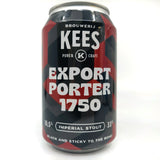 Kees Export Porter 1750 10.5% (330ml can)-Hop Burns & Black