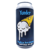 Yonder Scoopy Vanilla Ice Cream Pastry Stout 5% (440ml can)-Hop Burns & Black