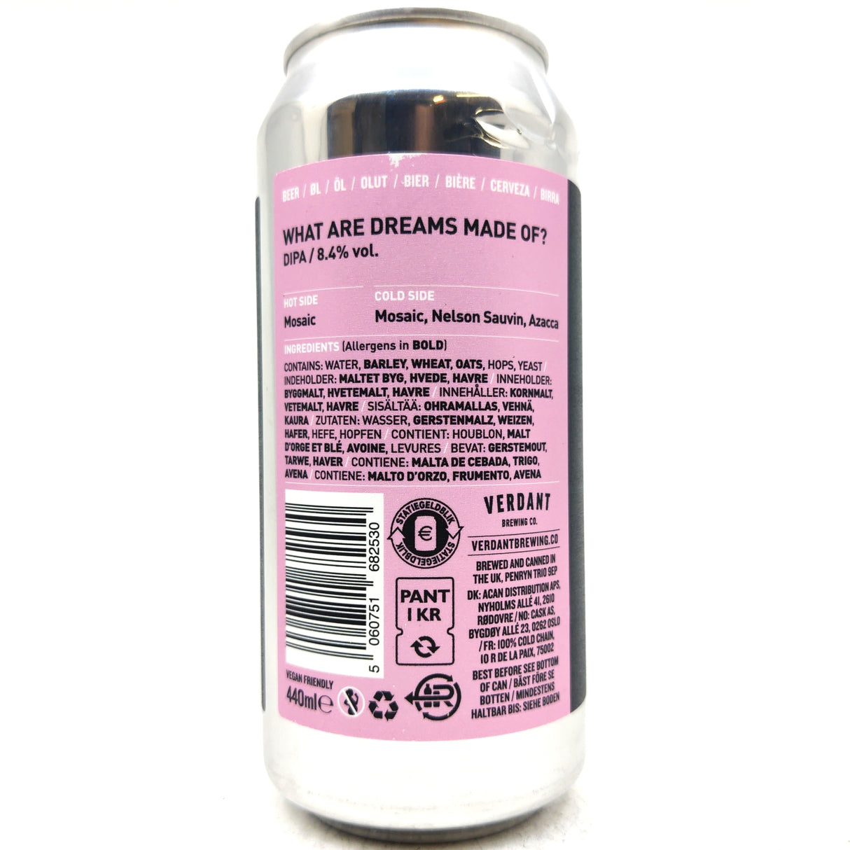 Verdant What Are Dreams Made Of Double IPA 8.4% (440ml can)-Hop Burns & Black