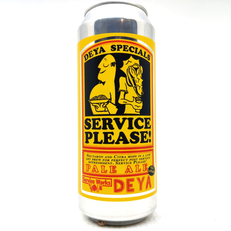 DEYA Service Please Table Beer 3% (500ml can)-Hop Burns & Black