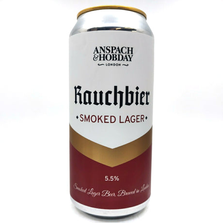 Anspach & Hobday The Rauchbier 5.5% (440ml can)-Hop Burns & Black