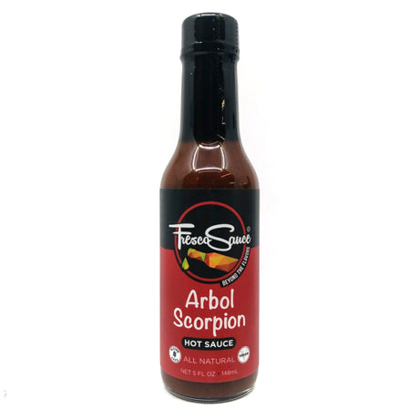 Fresco Arbol Scorpion Hot Sauce (148ml)-Hop Burns & Black