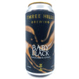 Three Hills Baby Black Chocolate Stout 4.5% (440ml can)-Hop Burns & Black