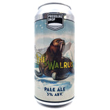 Pressure Drop The Walrus West Coast Pale 5% (440ml can)-Hop Burns & Black