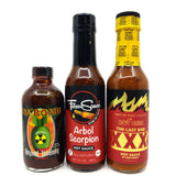 Hot Ones Superhot Super Stars Pack (3 sauces)-Hop Burns & Black