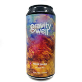 Gravity Well Four Naan Double IPA 8% (440ml can)-Hop Burns & Black