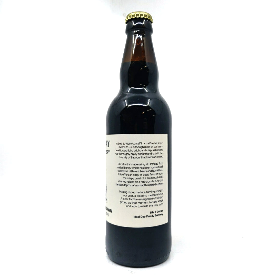 Ideal Day Darkest Before Dawn Stout 5.4% (500ml)-Hop Burns & Black