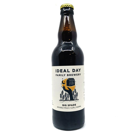 Ideal Day Big Spade Double Mild 5.2% (500ml)-Hop Burns & Black