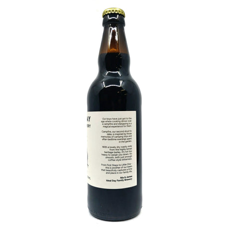 Ideal Day Campfire Hoppy Stout 4.5% (500ml)-Hop Burns & Black