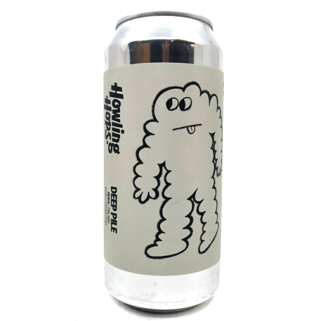 Howling Hops x Gravity Well Deep Pile New England IPA 7.1% (440ml can)-Hop Burns & Black