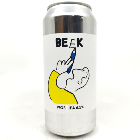 Beak Brewery Wos IPA 6.5% (440ml can)-Hop Burns & Black