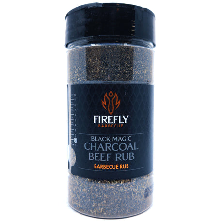 Firefly Black Magic Charcoal Beef Rub (200g)-Hop Burns & Black