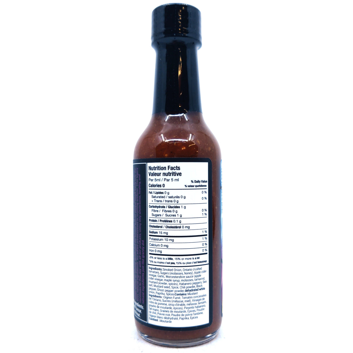 Neil’s Real Deal Smoked Onion Habanero Hot Sauce (148ml)-Hop Burns & Black