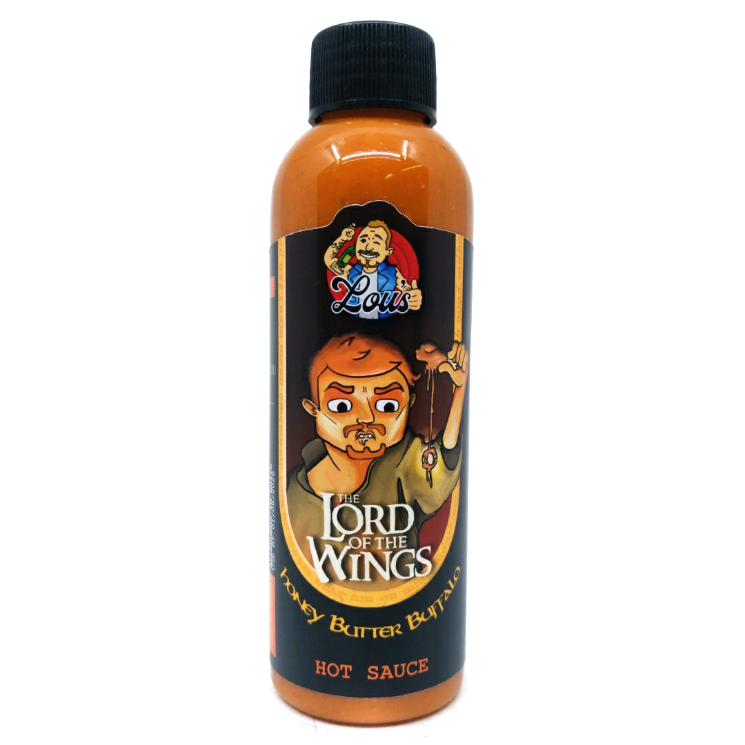 Lou's Brews The Lord of the Wings: Honey Butter Buffalo Hot Sauce (170ml)-Hop Burns & Black