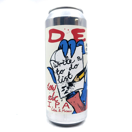 DEYA Write A To Do List Low Alcohol IPA 0.5% (500ml can)-Hop Burns & Black