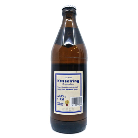 Kesselring Pilsner 5% (500ml)-Hop Burns & Black