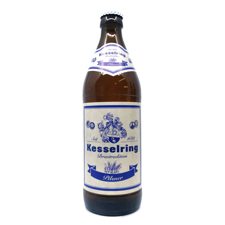 Kesselring Pilsner 5% (500ml)-Hop Burns & Black