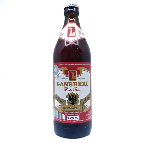 Gansbrau Rotbier 5% (500ml)-Hop Burns & Black