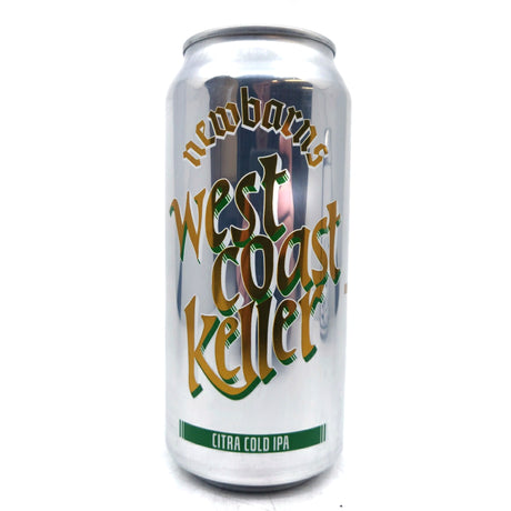 Newbarns West Coast Keller Citra Cold IPA 5% (440ml can)-Hop Burns & Black