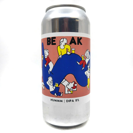 Beak Brewery Hummm Double IPA 8% (440ml can)-Hop Burns & Black