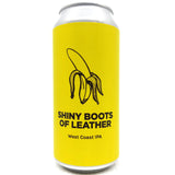 Pomona Island Shiny Boots of Leather IPA 6.7% (440ml can)-Hop Burns & Black