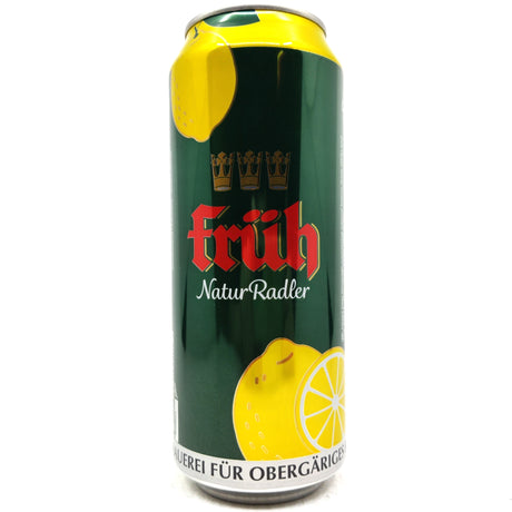 Fruh Natur Radler 2.5% (500ml can)-Hop Burns & Black