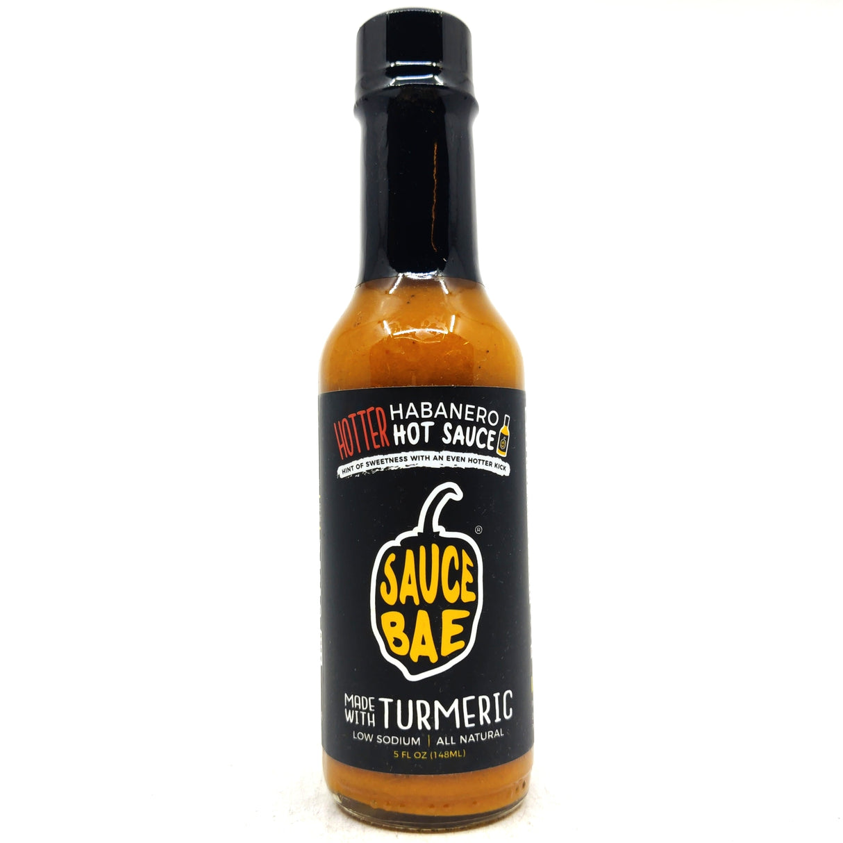 Sauce Bae Hotter Habanero Hot Sauce (148ml)-Hop Burns & Black