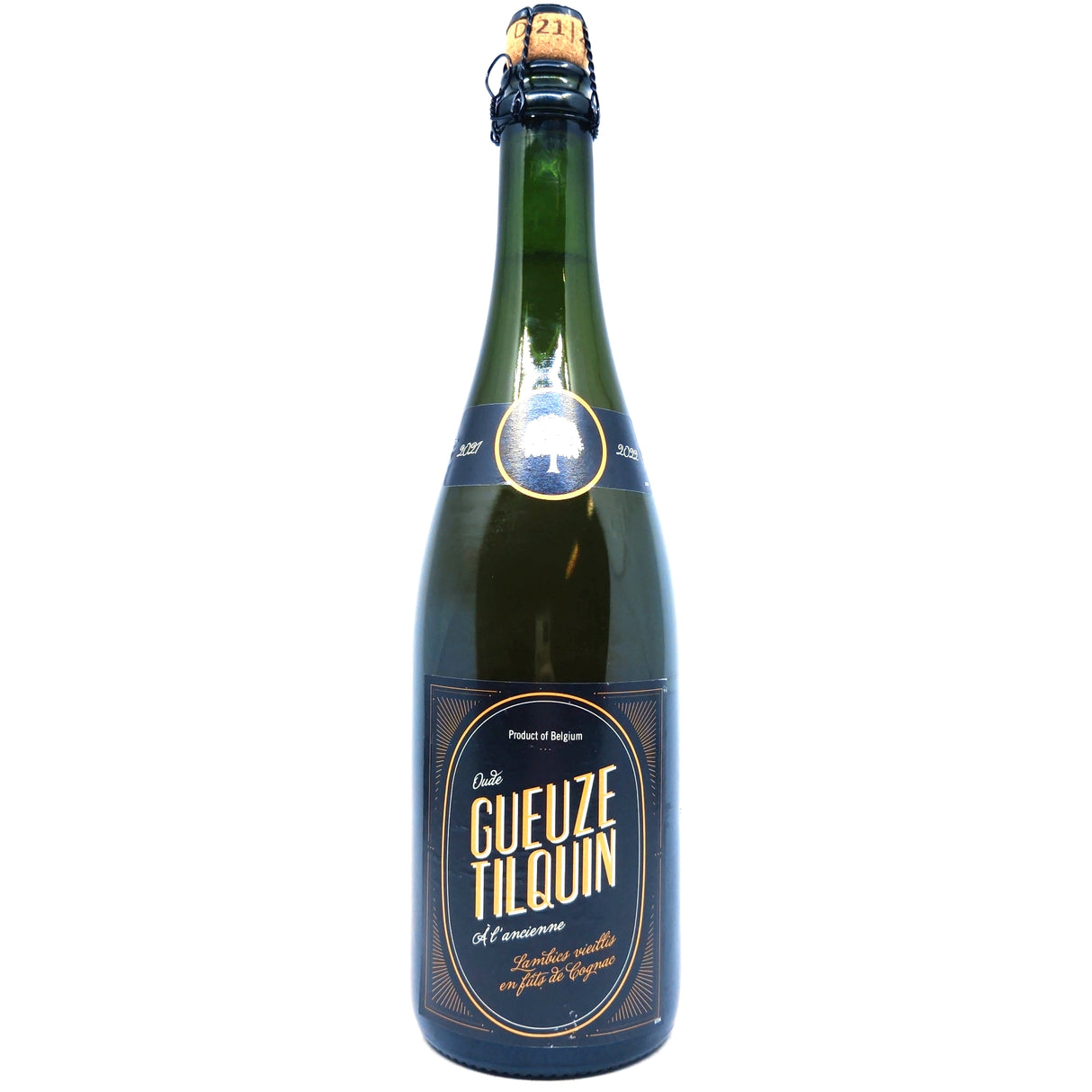 Tilquin Oude Gueuze Tilquin à L’Ancienne Cognac 7.6% (750ml)-Hop Burns & Black