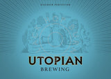 Utopian Vienna Keller Lager 4.8% (440ml can)-Hop Burns & Black