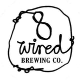 8 Wired Double Scoop Raspberry Chocolate Brownie Stout Imperial Stout 7.5% (440ml can)-Hop Burns & Black