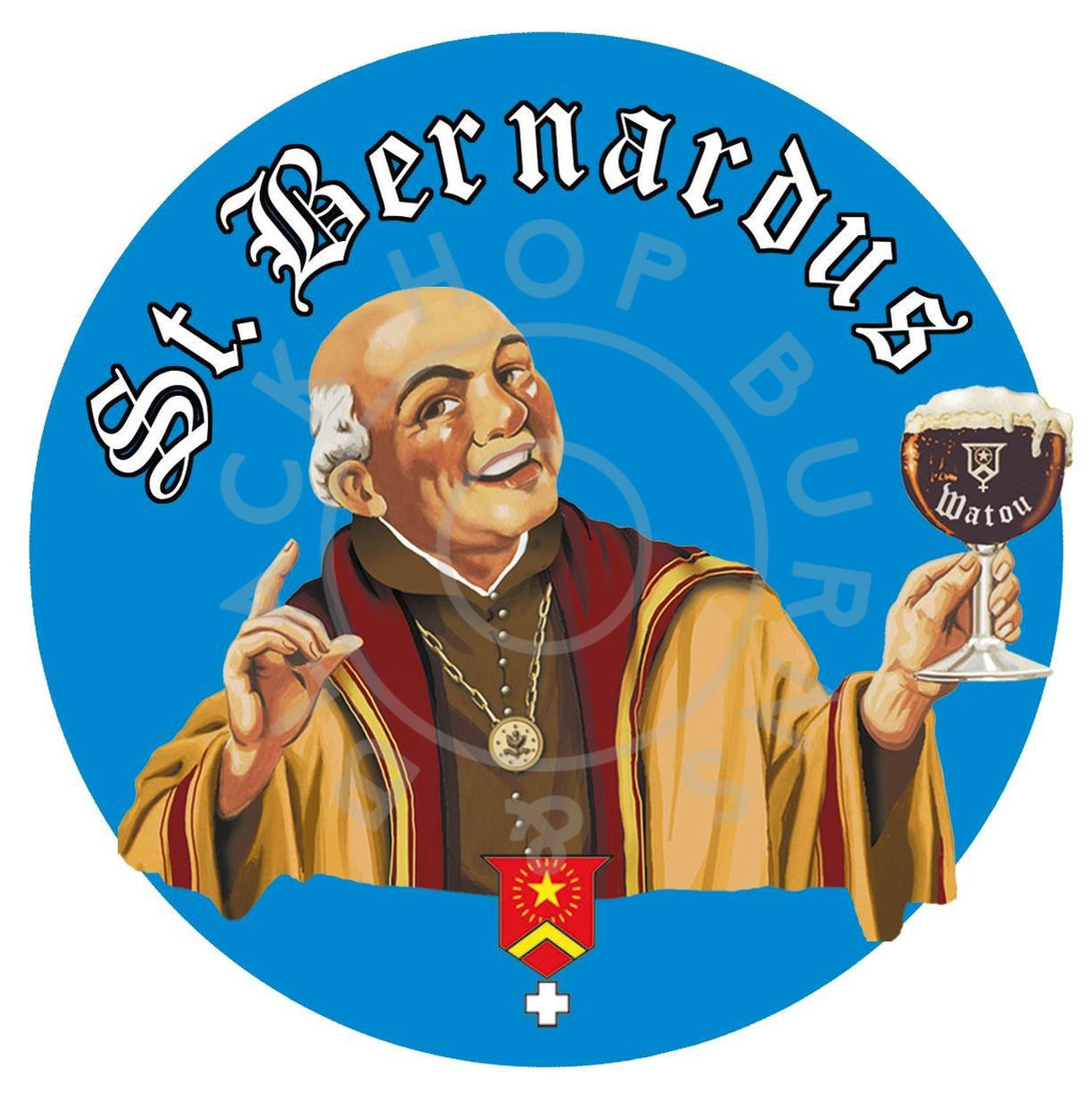 St Bernardus Christmas Ale 10% (330ml)-Hop Burns & Black