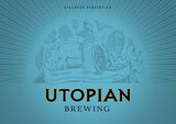 Utopian Doppelbock 7.5% (330ml can)-Hop Burns & Black