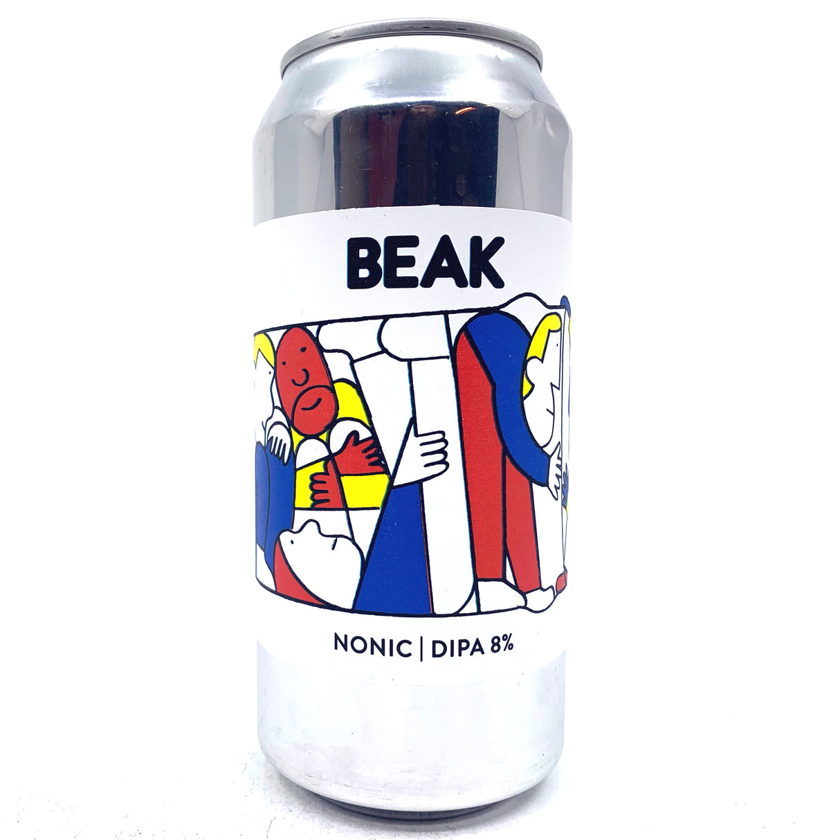 Beak Brewery Nonic Double IPA 8% (440ml can)-Hop Burns & Black