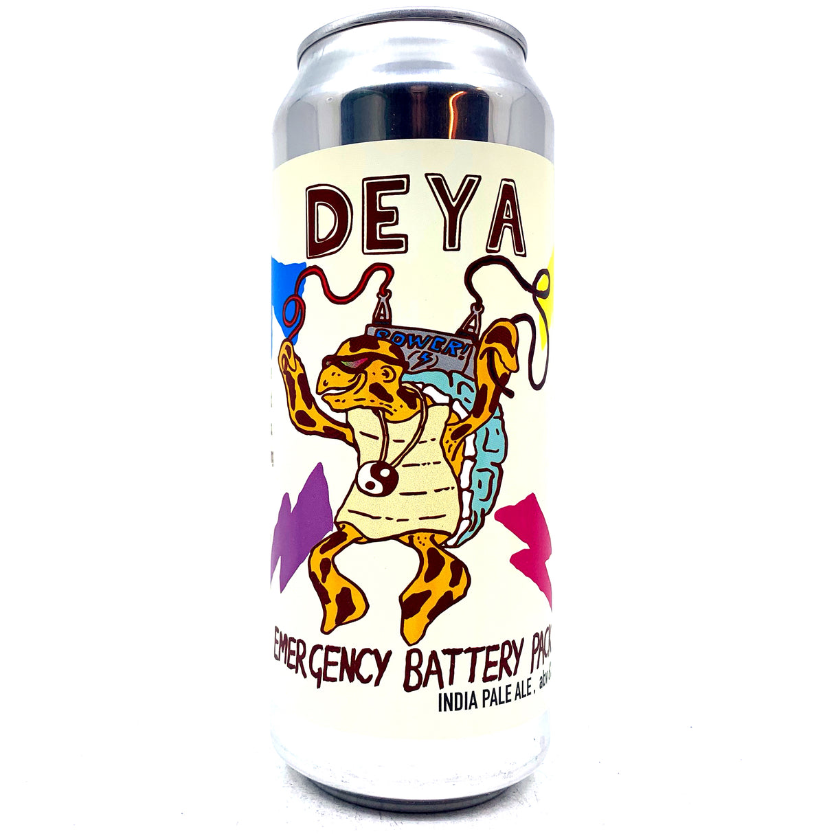 DEYA Emergency Battery Pack IPA 6% (500ml can)-Hop Burns & Black