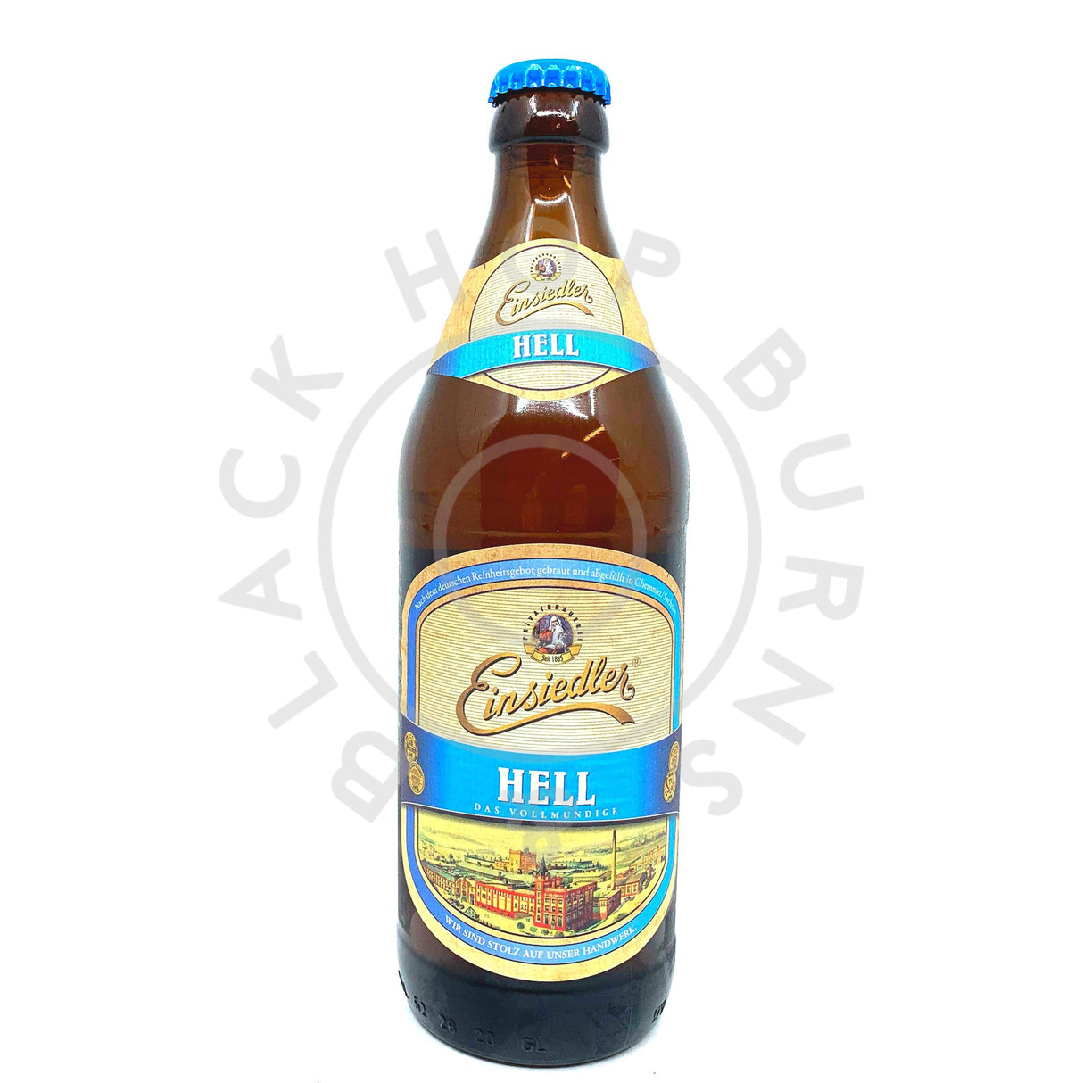 Einsiedler Hell 5.2% (500ml)-Hop Burns & Black