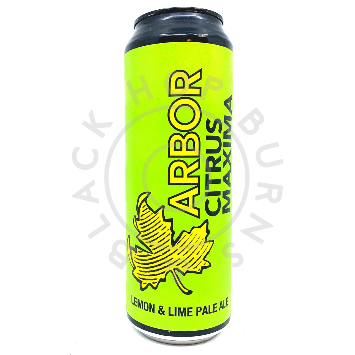 Arbor Citrus Maxima Pale Ale 4% (568ml can)-Hop Burns & Black