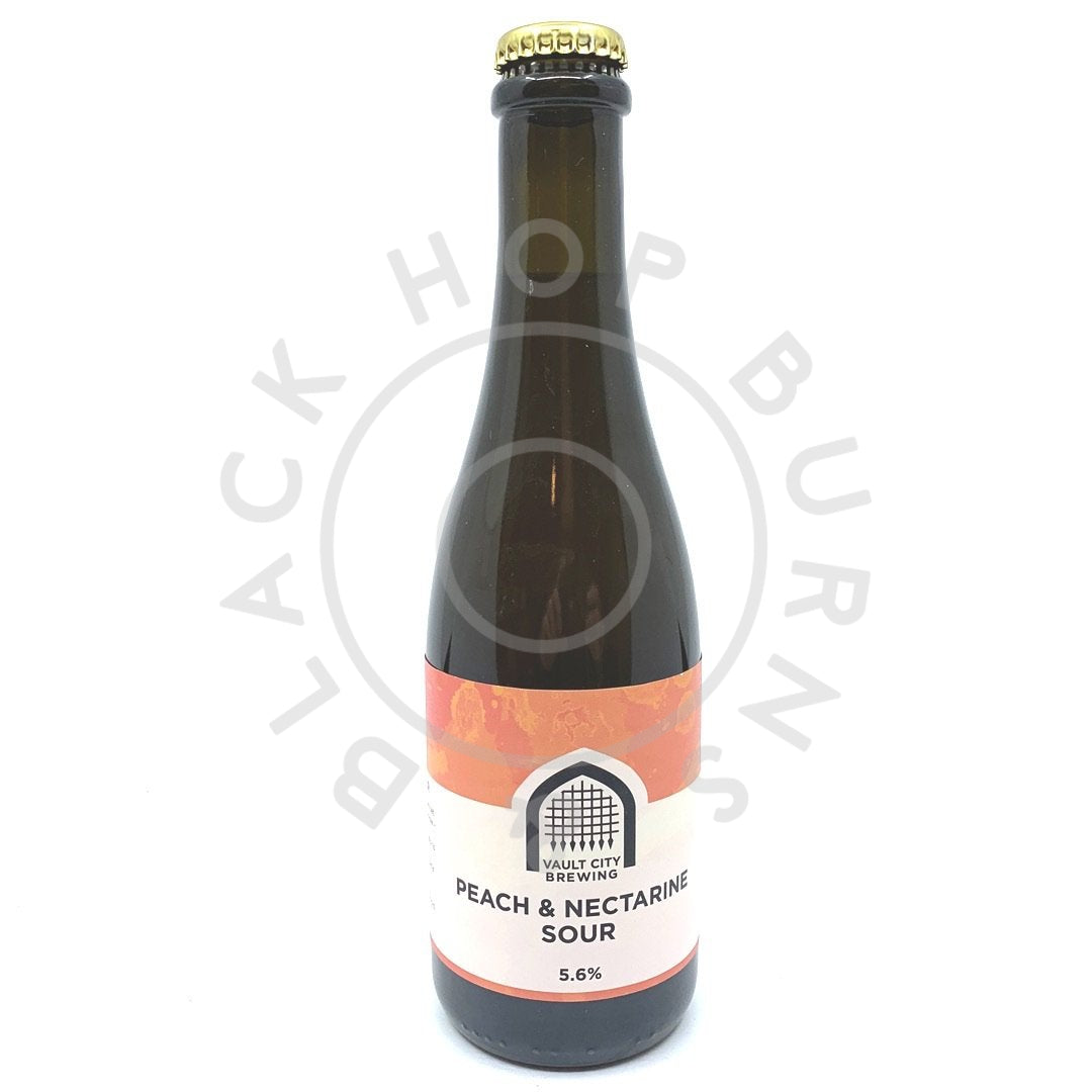 Vault City Brewing Peach & Nectarine Sour 5.6% (375ml)-Hop Burns & Black