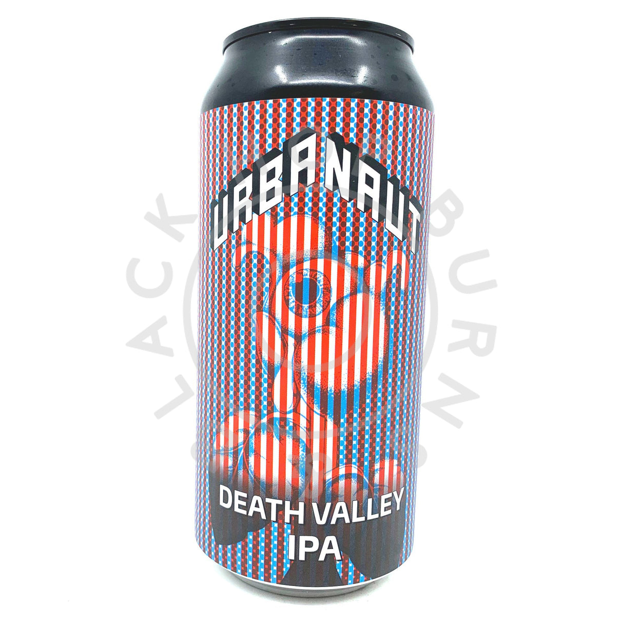 Urbanaut Death Valley West Coast IPA 6.6% (440ml can)-Hop Burns & Black