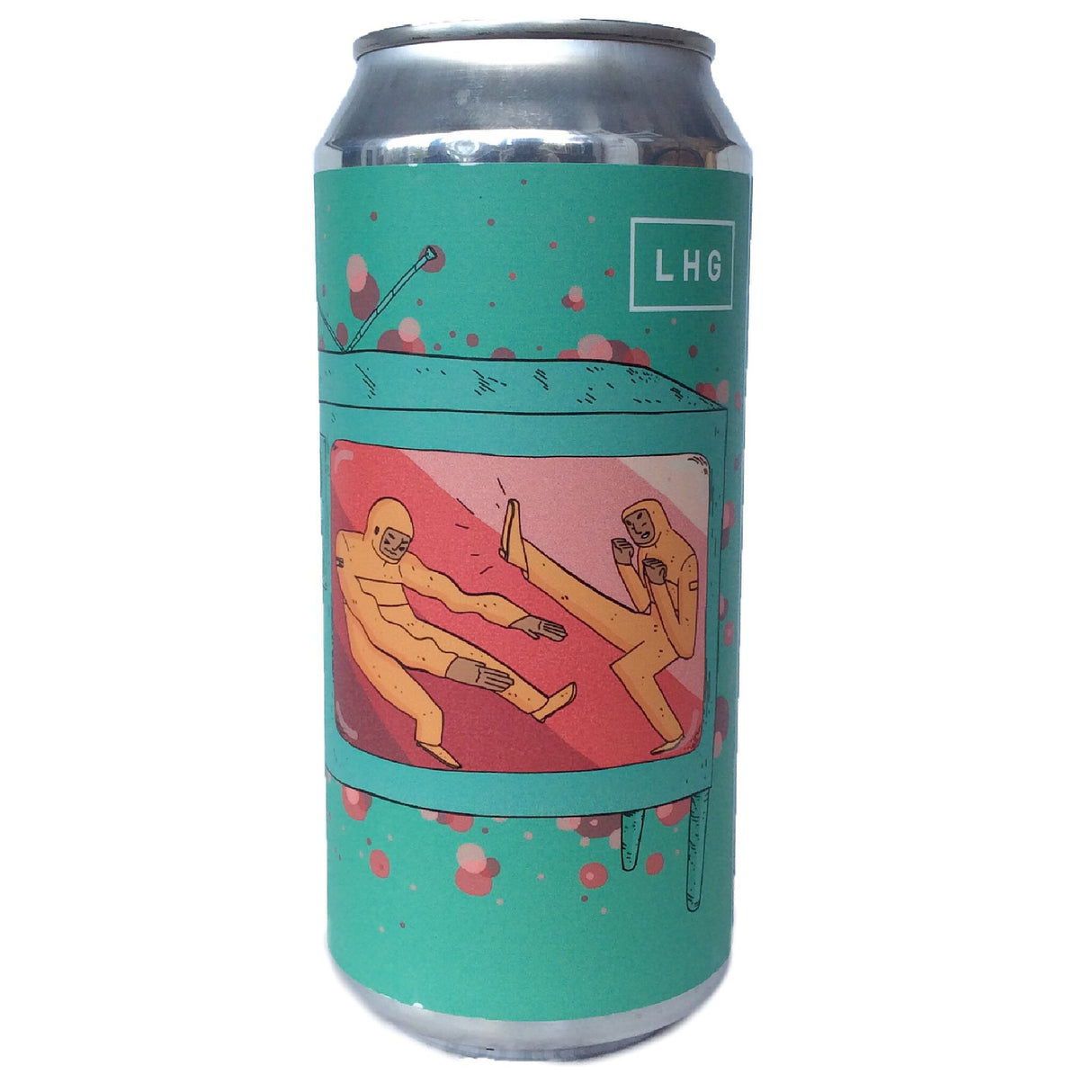 Left Handed Giant 100% Entertainment IPA 6.4% (440ml can)-Hop Burns & Black