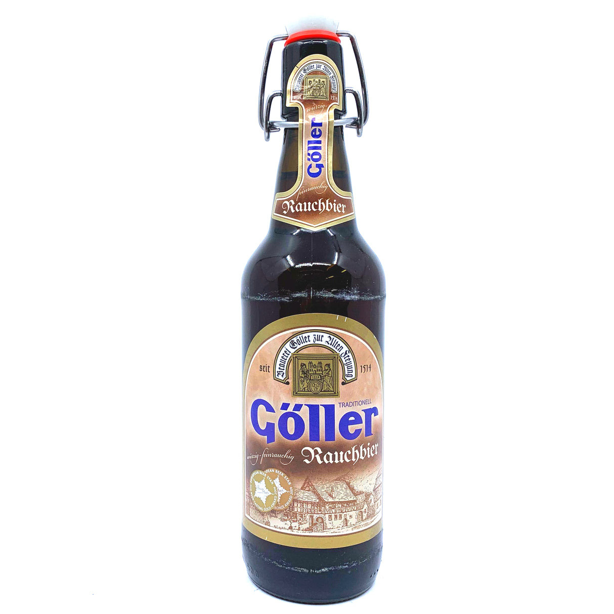 Goller Rauchbier 4.9% (500ml)-Hop Burns & Black