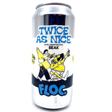 Floc Brewing x Beak Brewery Twice As Nice IPA 6.2% (440ml can)-Hop Burns & Black