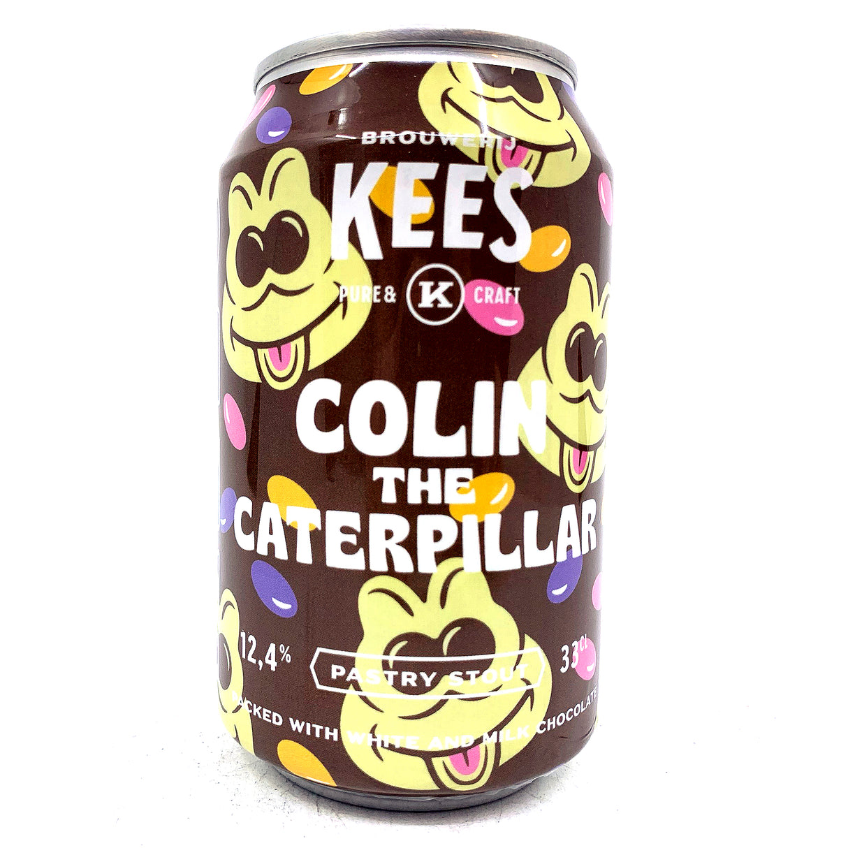 Kees Colin the Caterpillar Imperial Stout 12.4% (330ml can)-Hop Burns & Black