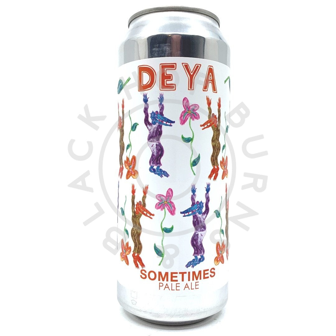 DEYA Sometimes Pale Ale 4.8% (500ml can)-Hop Burns & Black