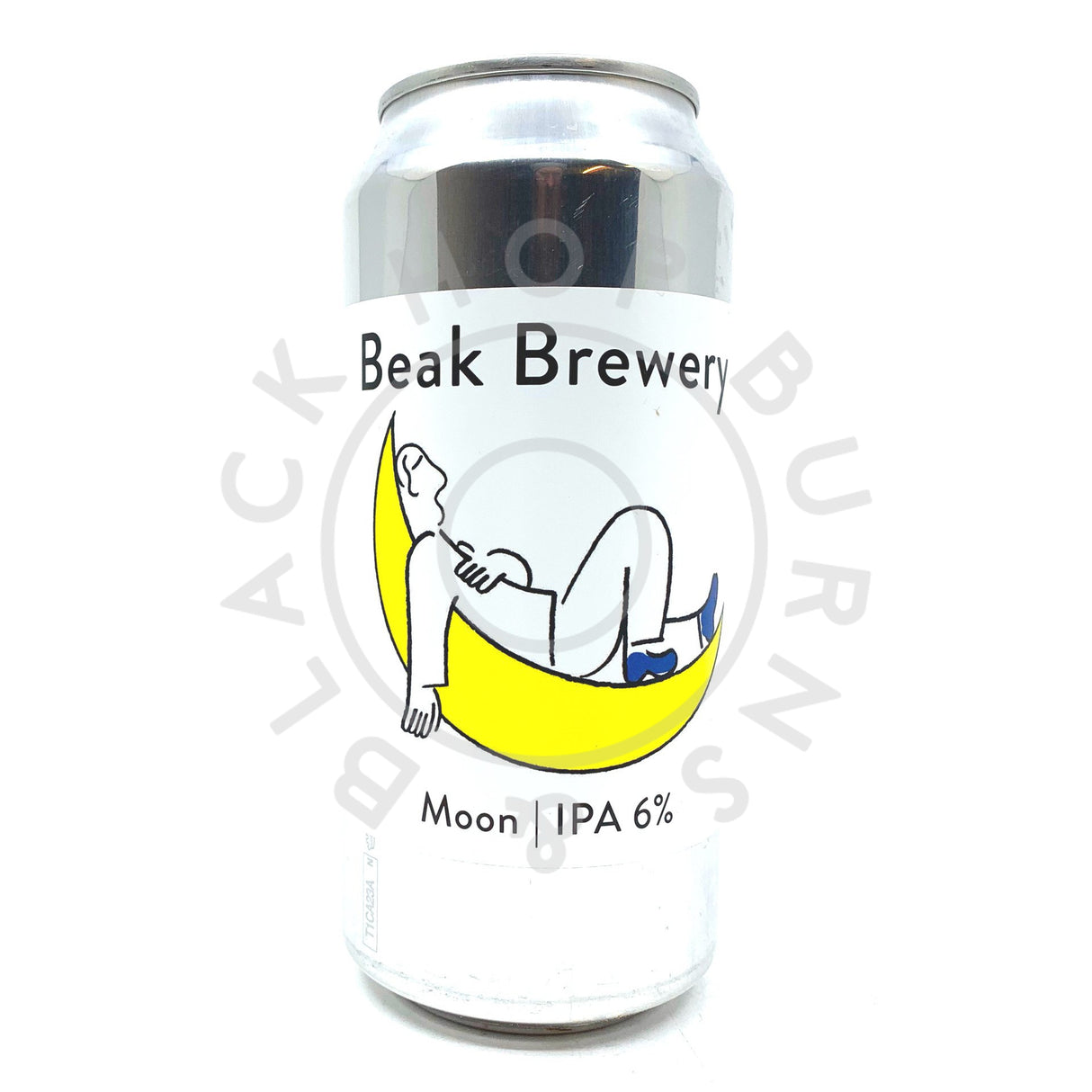 Beak Brewery Moon IPA 6% (440ml can)-Hop Burns & Black