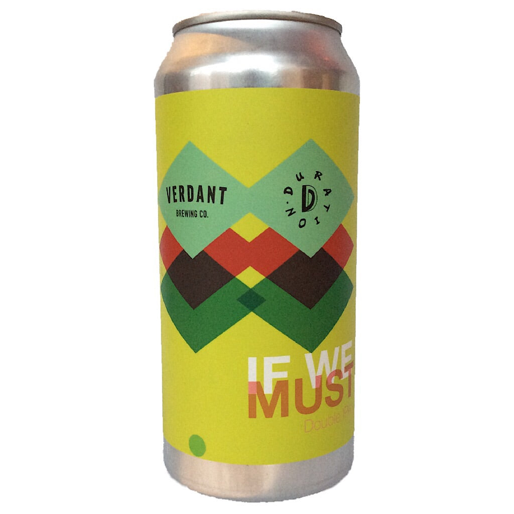 Verdant x Duration If We Must DIPA 8% (440ml can)-Hop Burns & Black