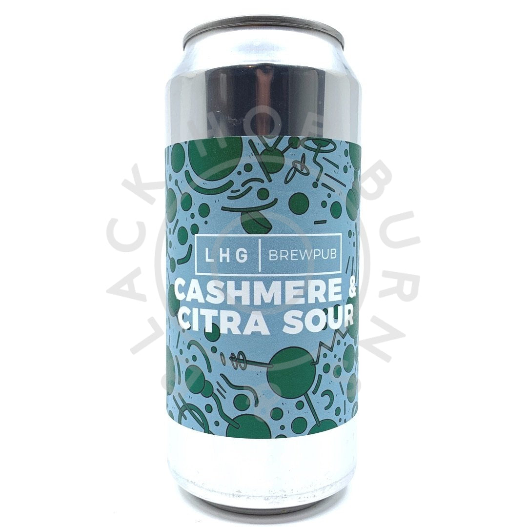 Left Handed Giant Brewpub Cashmere & Citra Sour 4.5% (440ml can)-Hop Burns & Black