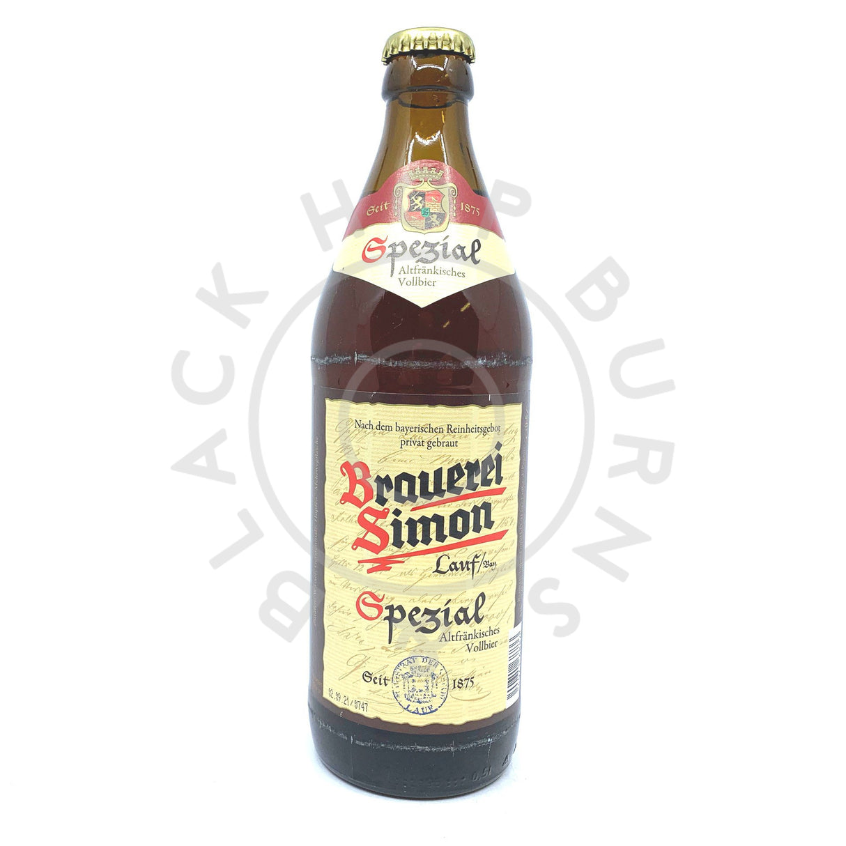 Brauerei Simon Spezial 5.6% (500ml)-Hop Burns & Black