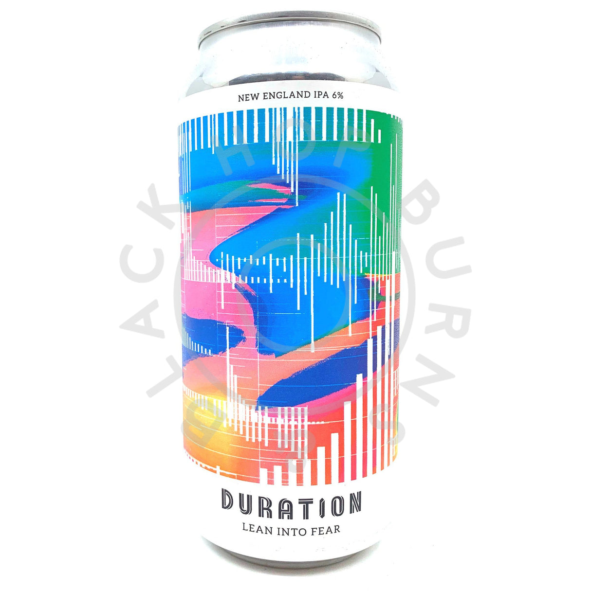 Duration Lean Into Fear IPA 6% (440ml can)-Hop Burns & Black