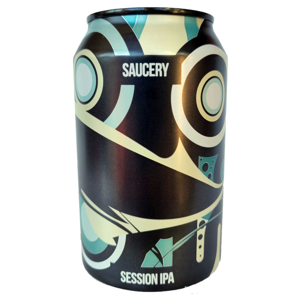 Magic Rock Saucery Gluten Free Session IPA 3.9% (330ml can)-Hop Burns & Black